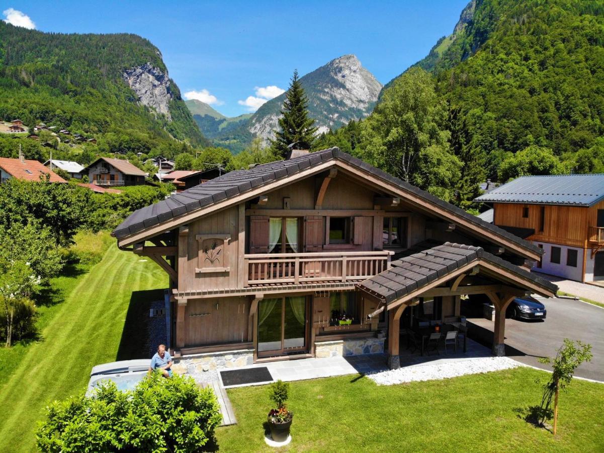 Chalet Luxe Les Mélèzes Samoëns Esterno foto